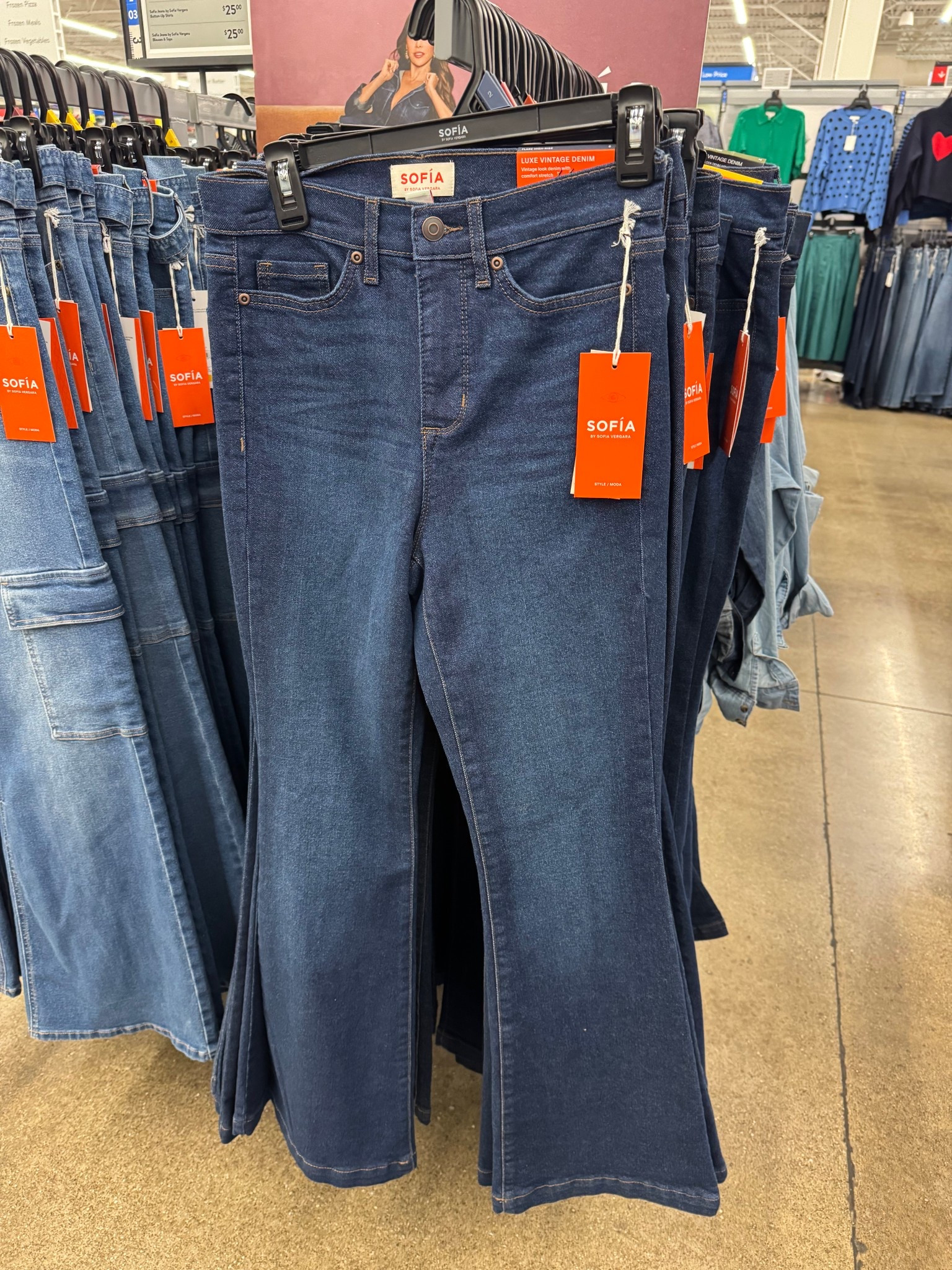 Walmart Sofia by Sofia Vergara Women's and Women's Plus Melisa Flare High Rise Jeans, 30.5", 32.5" and 34.5" Inseams, Sizes 0-28

#LTKootd #LTKgrwm #LTKWorkwear