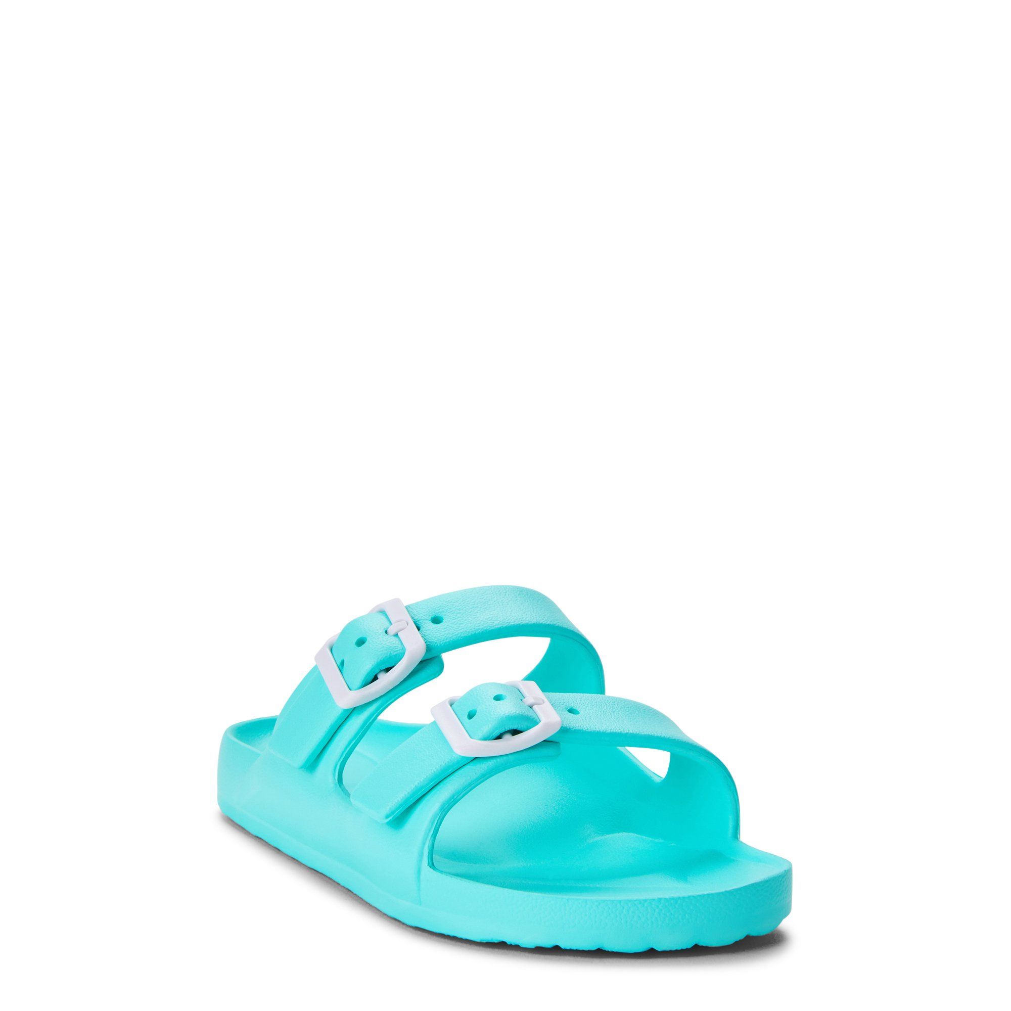 Time and Tru Women's Eva Buckle Sandals (Wides Available) | Walmart (US)