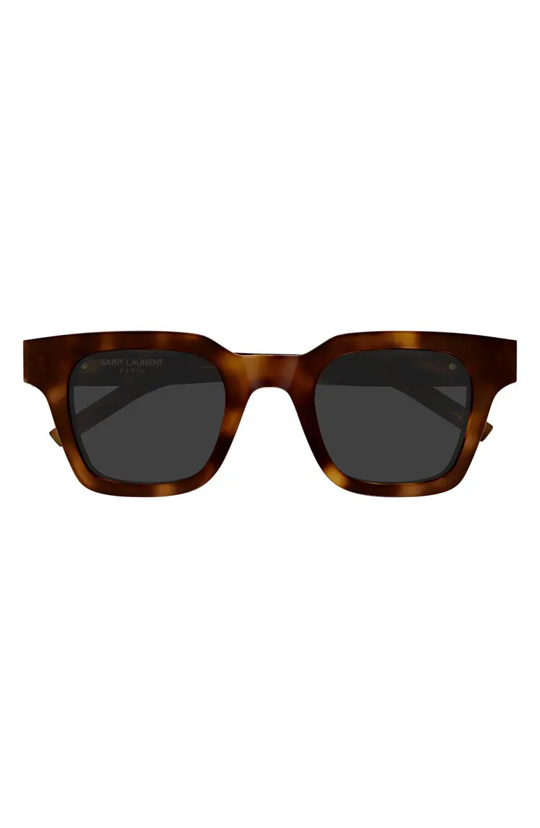 Saint Laurent 47mm Small Rectangular Sunglasses | Nordstrom | Nordstrom