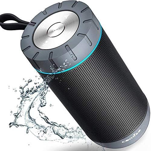 COMISO Waterproof Bluetooth Speakers Outdoor Wireless Portable Speaker with 20 Hours Playtime Superi | Amazon (US)