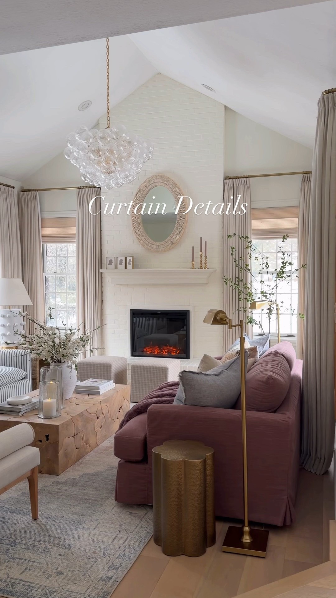 Curtain details:
Jawara
Ivory Beige
Triple pleated header
Room darkening liner
memory training
My curtain measurements 110”L x 75”W

Roman Shade:
Marble white
Outside mount
Room darkening liner

Use code: BLUSHINGBOHO for 24% off!

Curtains, window treatments, home decor, drapery, pinch pleat curtains, pinch pleat drapery, Amazon curtains, window coverings
