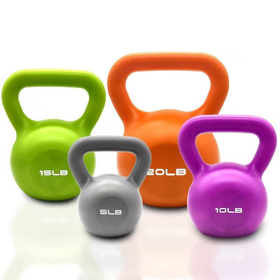 SEVOBAL Kettlebell Sets Strength Training Set Kettle Bell Home Gym Workout Weight Lifting Grip Wide Handle 5lbs 10lbs 15lbs 20lbs, 4-Piece Total | Target