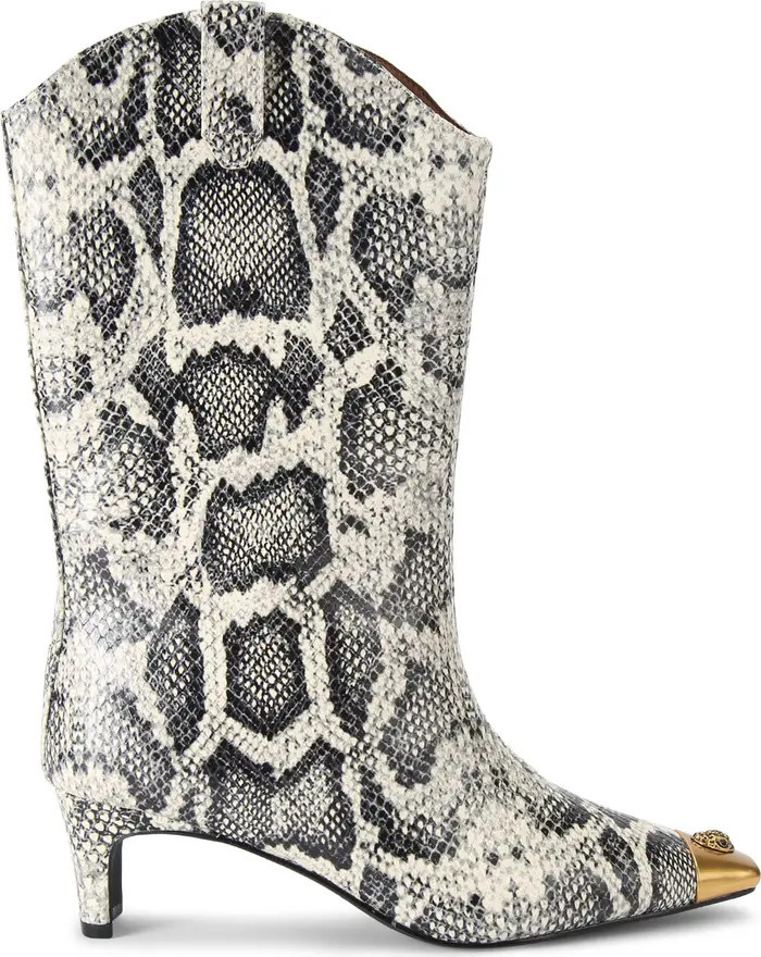 Kurt Geiger London Regent Snakeskin Print Boot | Nordstrom | Nordstrom