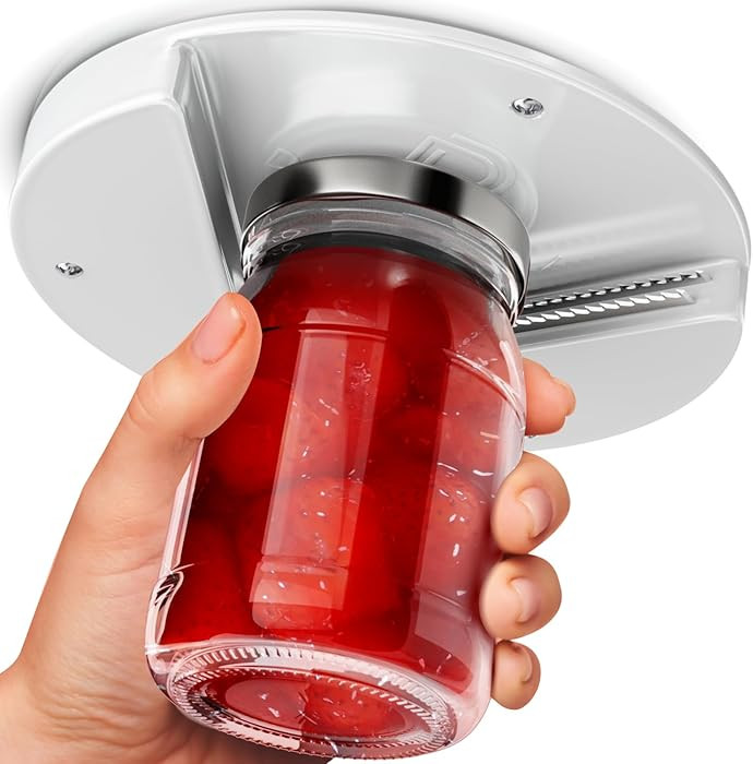 Under Cabinet Lid Jar Opener - for Weak Hands and Seniors with Arthritis - Heavy Duty, Allows to ... | Amazon (US)
