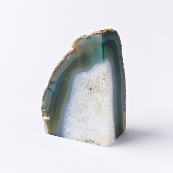 Agate Stone Bookends | West Elm (US)