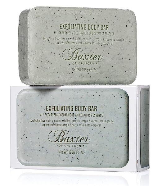 Amazon.com: Baxter of California Exfoliating Body Bar Soap for Men with Cedarwood and Oak Moss Es... | Amazon (US)