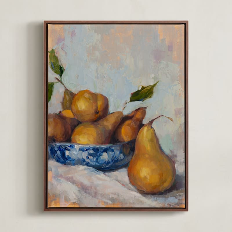 Bowl of Pears | Minted