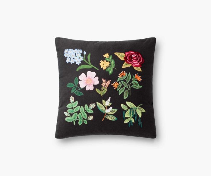 Floral Study Embroidered Pillow | Rifle Paper Co.