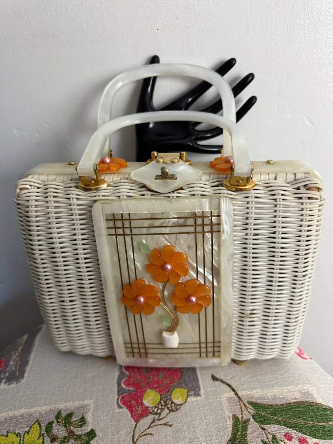 Vintage Tropic of Miami Purse With Lucite Detail - Etsy | Etsy (US)