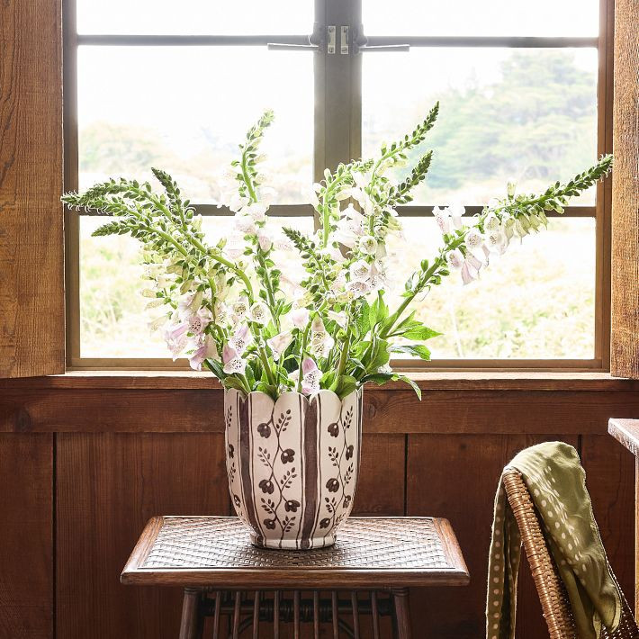 Ina Ceramic Decorative Floral Vase | GreenRow