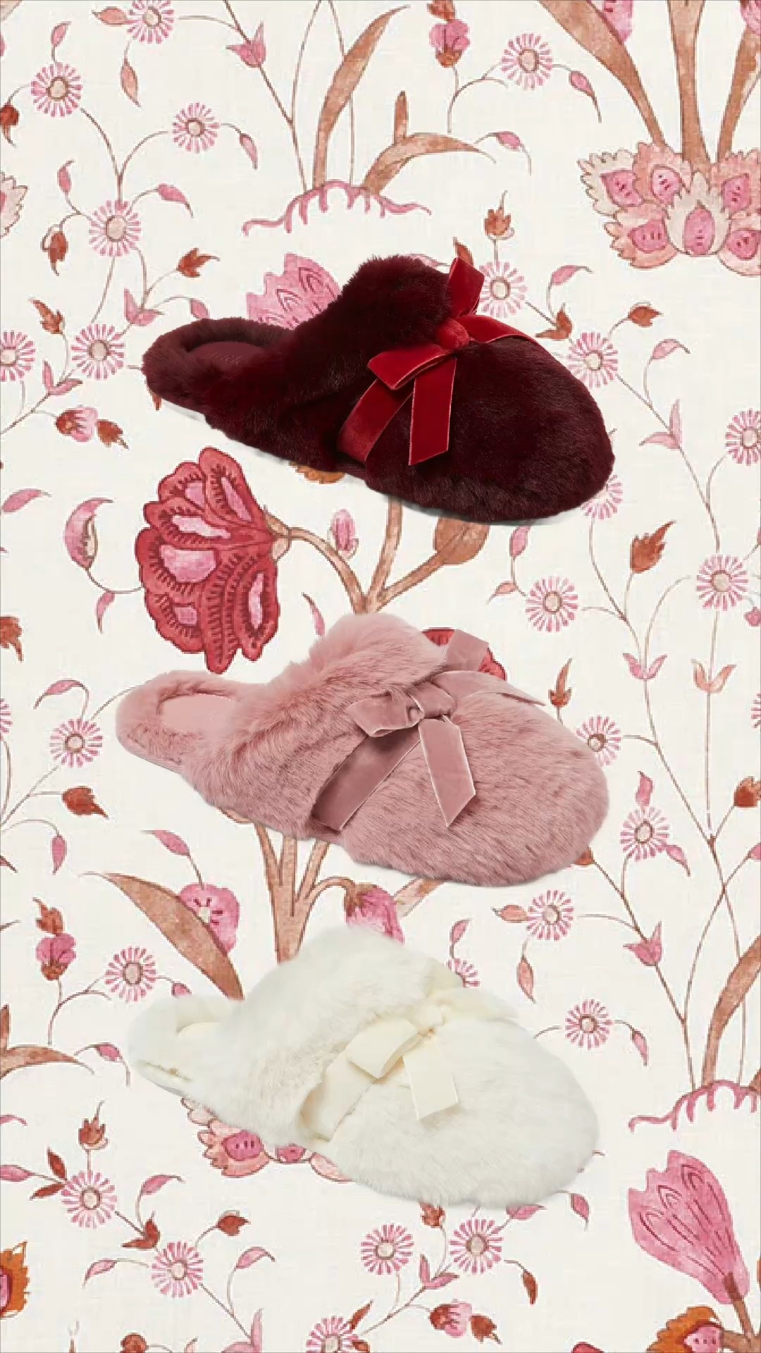 Mommy & me velvet bow slippers! $10!!!! 