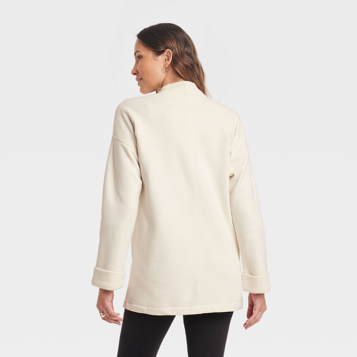 Women's Long Sleeve Fleece Jacket - Knox Rose™ | Target