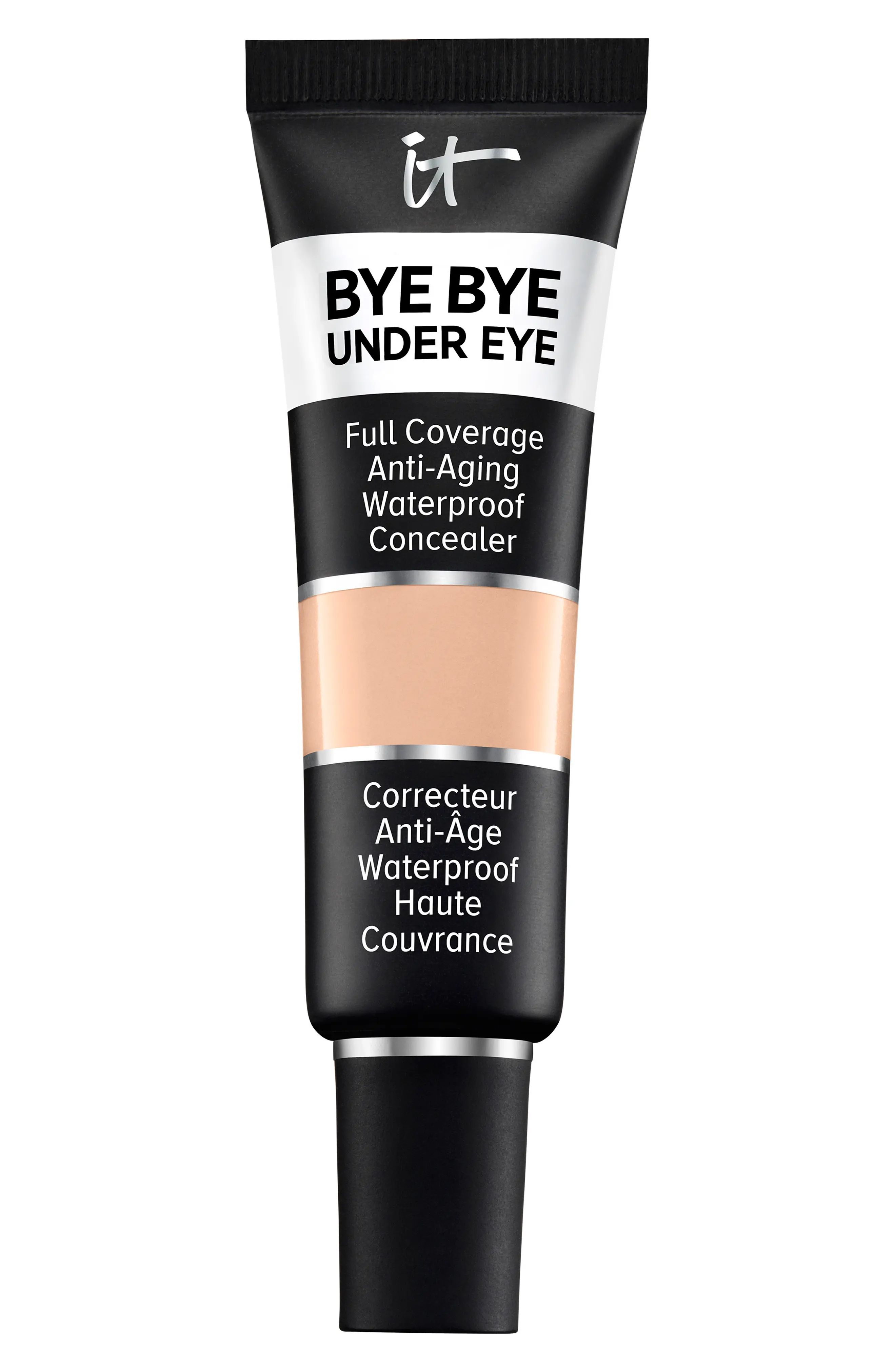 It Cosmetics Bye Bye Under Eye Anti-Aging Waterproof Concealer, Size 0.4 oz - 24.0 Medium Beige C | Nordstrom