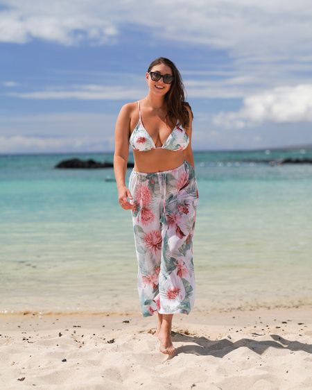 Floral string bikini and beach pants Tommy Bahama 

#bikini #swimsuit #swimwear #tommybahama 

#LTKtravel #LTKswim #LTKU