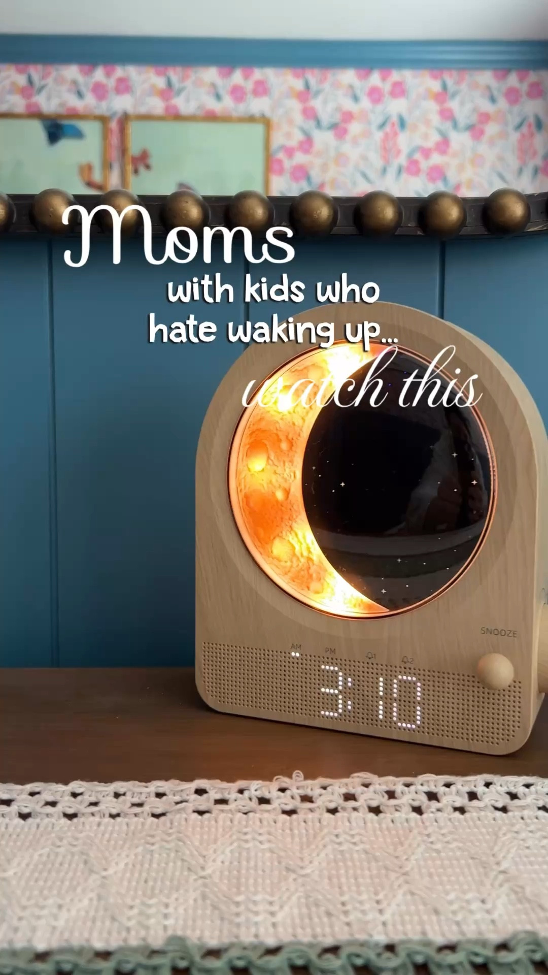 Moms… tell me I’m not the only one who struggles to get kids out of bed in the morning. 😅

This sunrise alarm clock from @blonbar makes mornings way less chaotic. Instead of a loud alarm, the light slowly brightens like a sunrise to gently wake them up. It also plays natural sounds, has dual alarms, adjustable brightness, and doubles as a nightlight.

But the part my daughter thinks is the coolest? The moonlight and shooting stars at night. 🌙✨

It’s one of those little things that actually helps create a calmer bedtime and morning routine.

#Blonbar #sunrisealarmclock #amazonfinds

#LTKKids #LTKHome #LTKmomlife