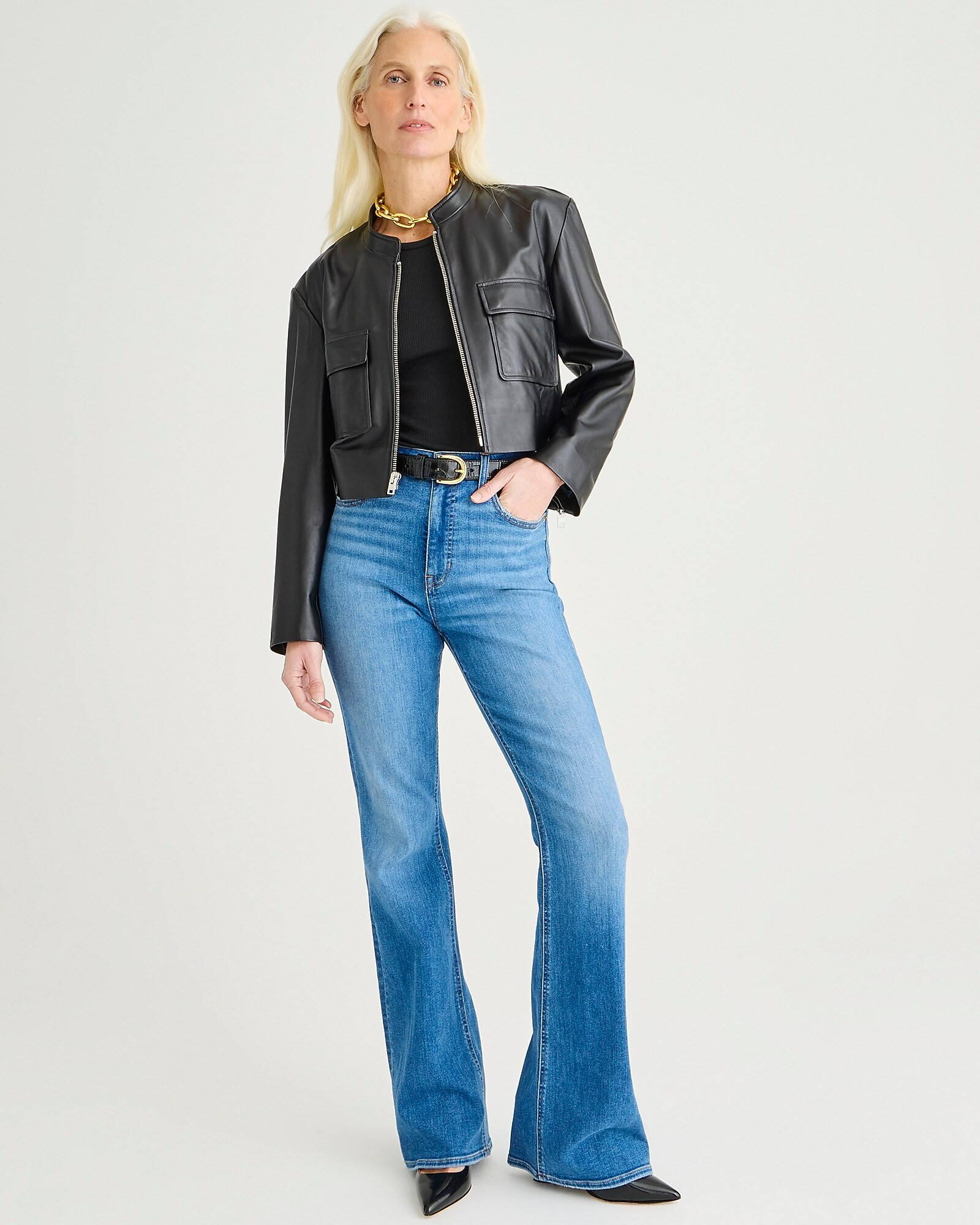 Skinny flare jean in Margaret wash | J. Crew US