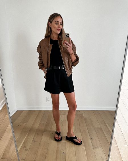 Jacket is new on maysonthelabel.com! Wearing a small in the tank & shorts and XS/s in the jacket. #fashionjackson #mayson

#LTKshoecrush #LTKstyletip