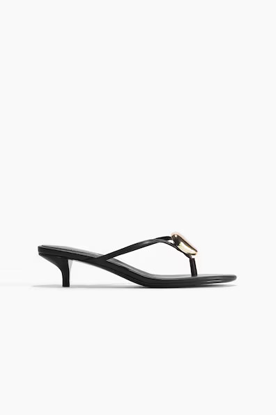 H & M - Tongs à talon - Noir | H&M (FR, IT, ES, PT, BE)
