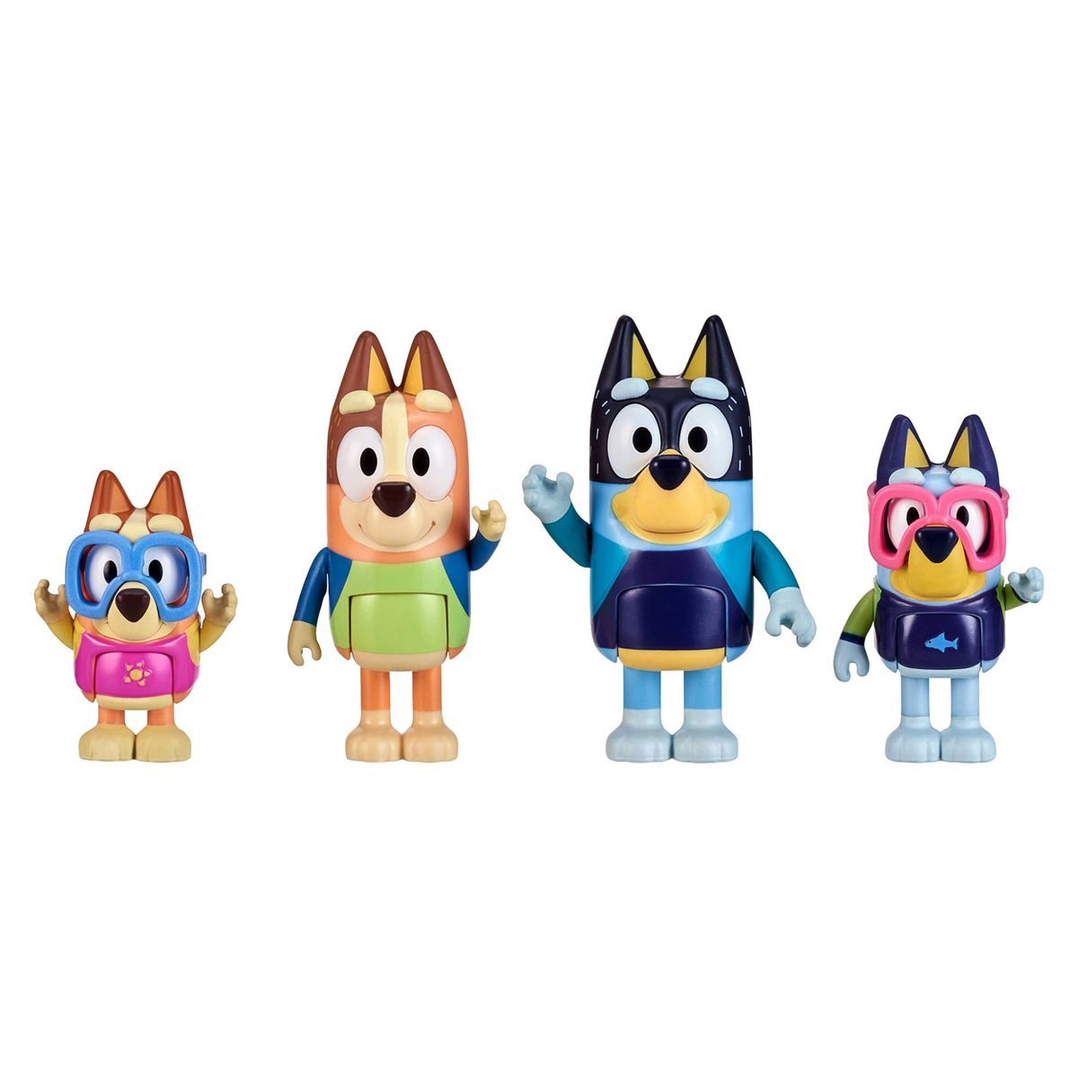 Bluey Family Beach Day Figures - 4pk | Target