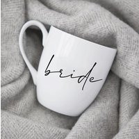 Bride Mug, Gift, Gold Wifey Coffee Mr & Mrs Bridal Shower Engagement His Hers Mugs, Cute Mugs | Etsy (US)