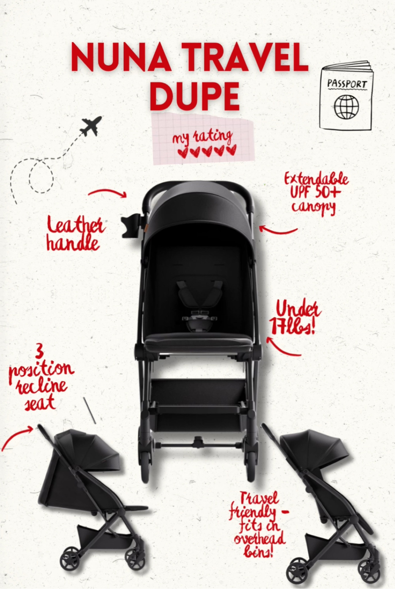 This stroller is a dupe for the Nuna Travel stroller, but without the price tag!  


#LTKfamily #LTKtravel #LTKkids