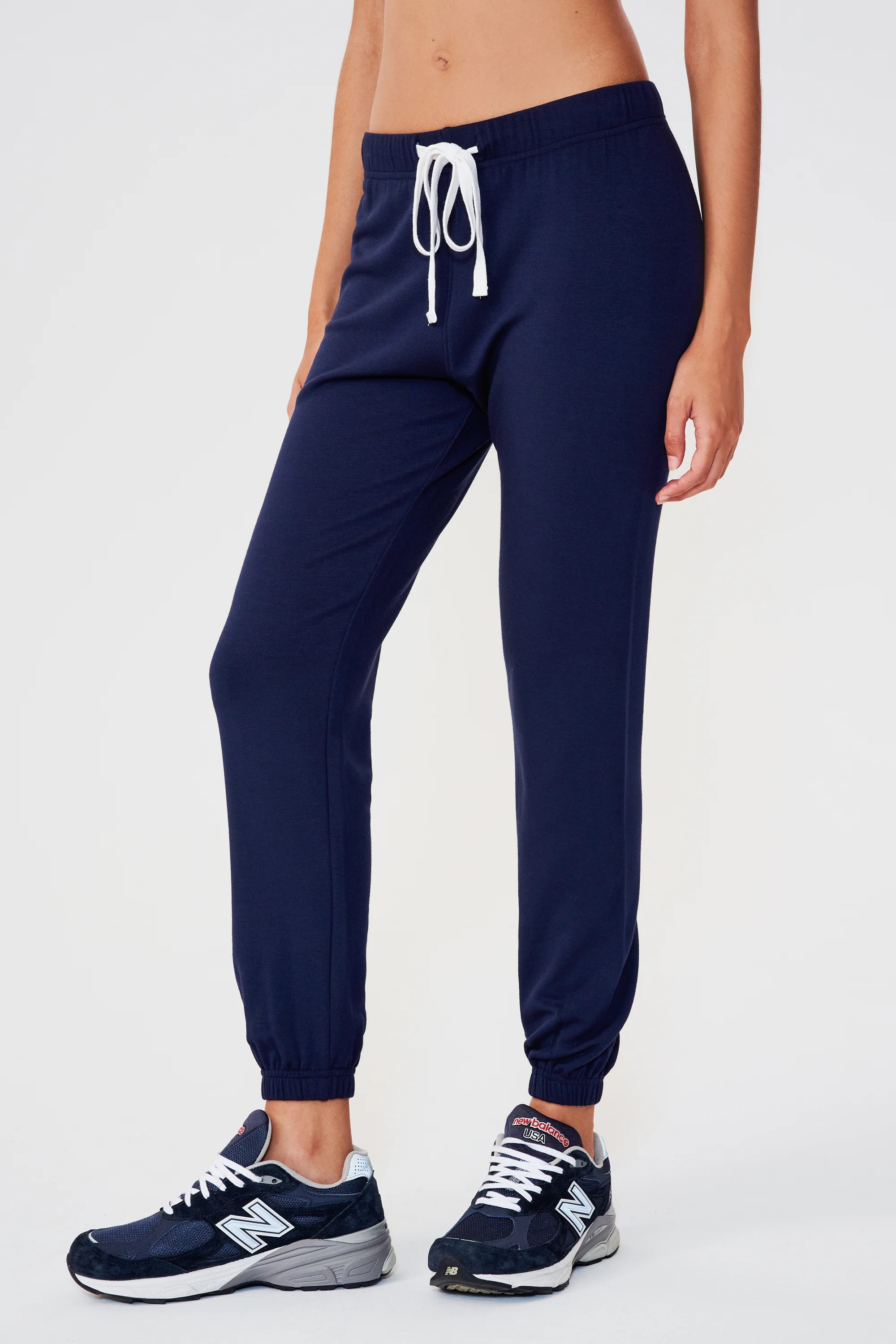 Sonja Fleece Sweatpant - Indigo | SPLITS59 | Splits59.com
