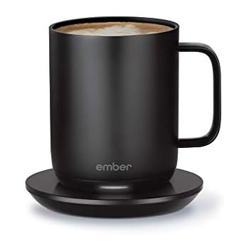 NEW Ember Temperature Control Smart Mug 2, 10 oz, Black, 1.5-hr Battery Life - App Controlled Hea... | Amazon (US)