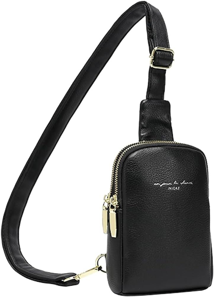 Haytijoe Small Sling Bag,Fanny Packs Purse Vegan Leather Crossbody Bags for Women,Gifts for Her | Amazon (US)
