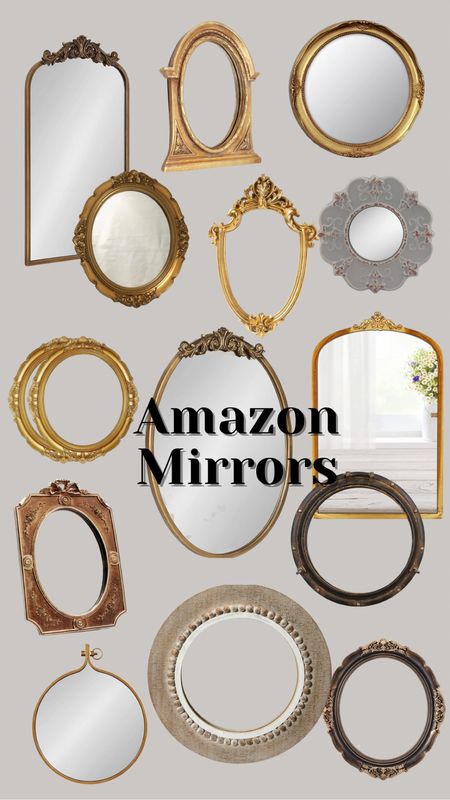 Wall mirror, antique mirror, round mirror, table mirror, round mirror, vintage mirror, gold mirror

#LTKhome #LTKsalealert