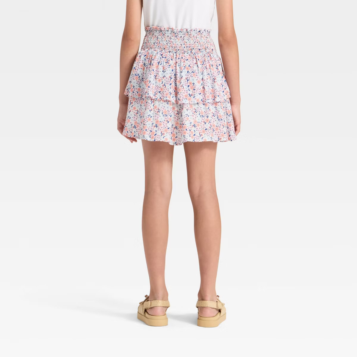 Girls' Floral Woven Skort - Cat & Jack™ | Target