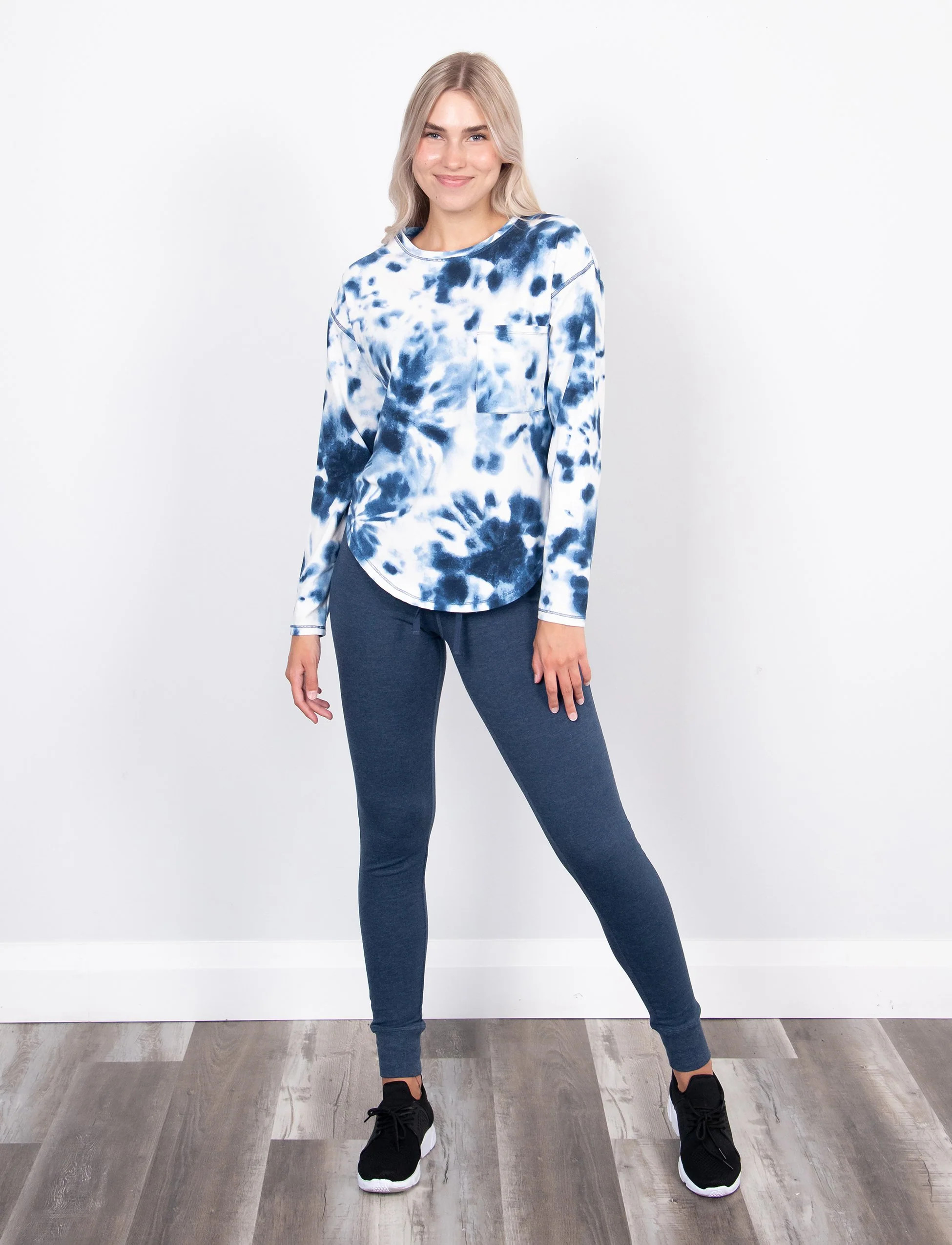 LADIES LOUNGE POCKET T-SHIRT – Jill Yoga Intl | Jill Yoga