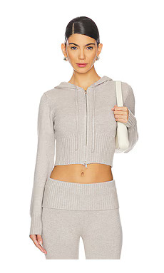 LIONESS Muse Knit Top in Cloud from Revolve.com | Revolve Clothing (Global)