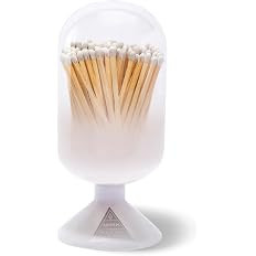 Skeem Cloud Match Cloche with Striker - White - Includes 120 Small Match Sticks - Perfect Firepla... | Amazon (US)