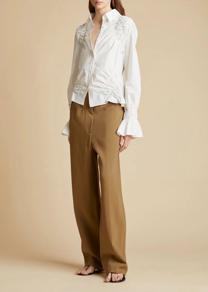 The Hallow Top in White | Khaite