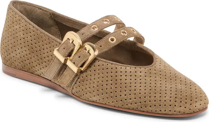Baylee Grommet Mary Jane Flat (Women) | Nordstrom