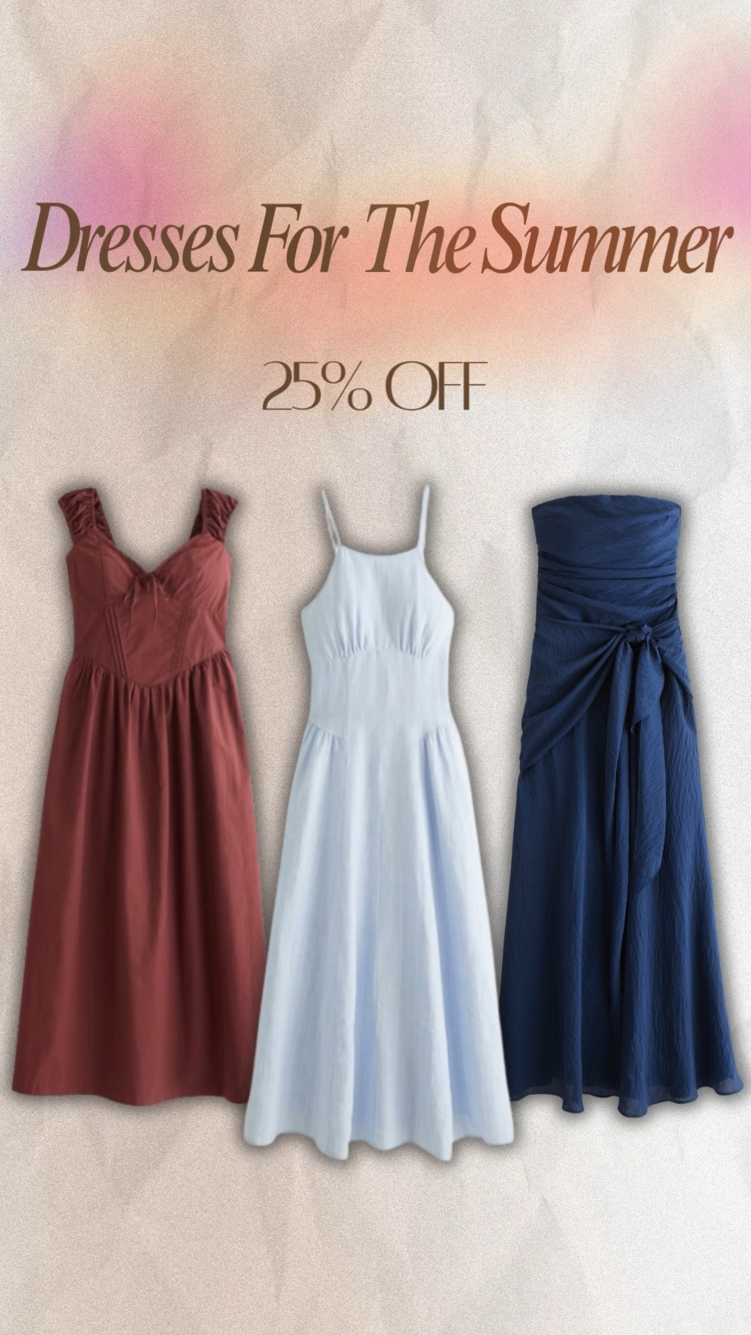 Abercrombie having a 25% off sale on all dresses! Check it out!

#LTKsummer #LTKmidsize #LTKstyletip
