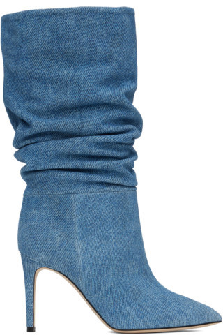 Paris Texas - Blue Slouchy Boots | SSENSE