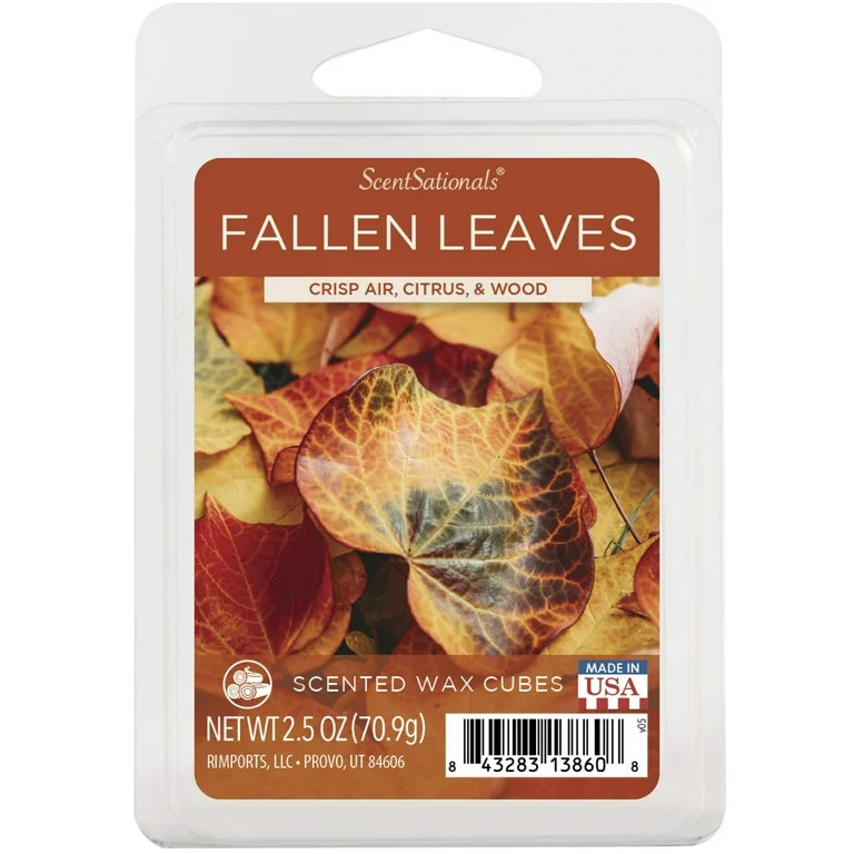 Fallen Leaves Scented Wax Melts, ScentSationals, 2.5 oz (1-Pack) | Walmart (US)