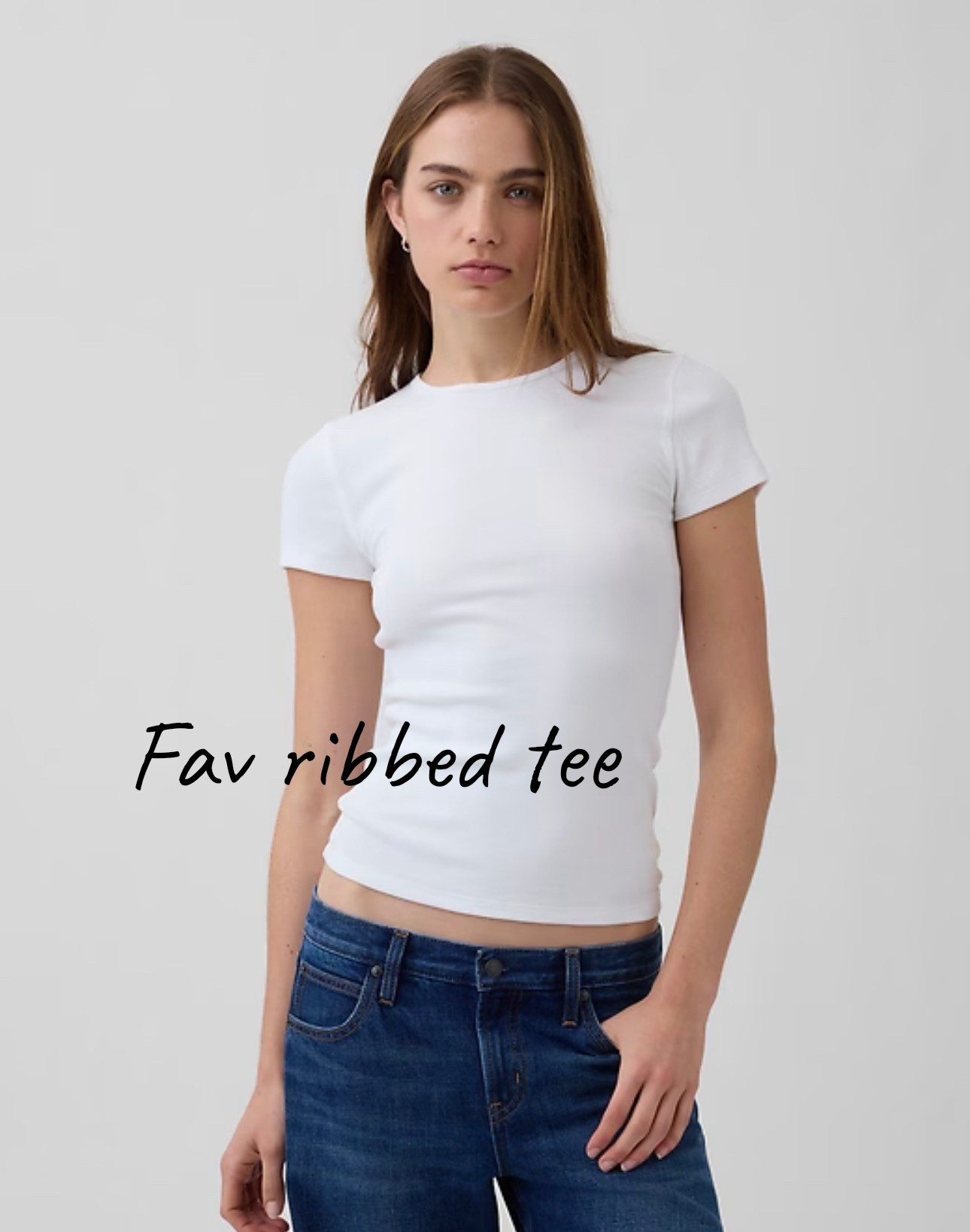 Gap basics , white tee shirt, ribbed, spring style outfits 

#LTKmomlife #LTKOver40 #LTKSaleAlert