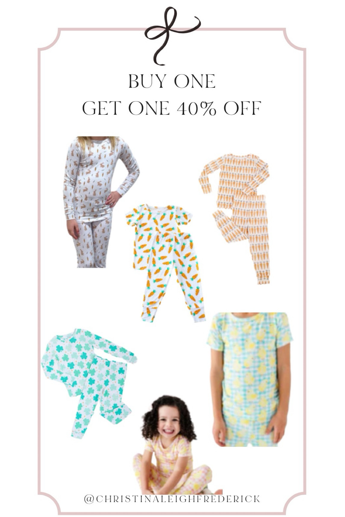 Our favorite Jammie’s are buy one get one 40% off - site wide! 

#LTKSpringSale #LTKkids #LTKSeasonal