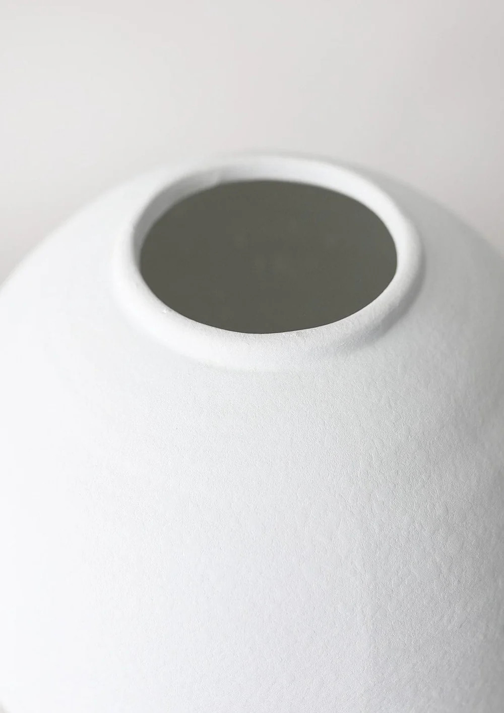 White Concrete Konos Vase - 10.75 | Afloral (US)