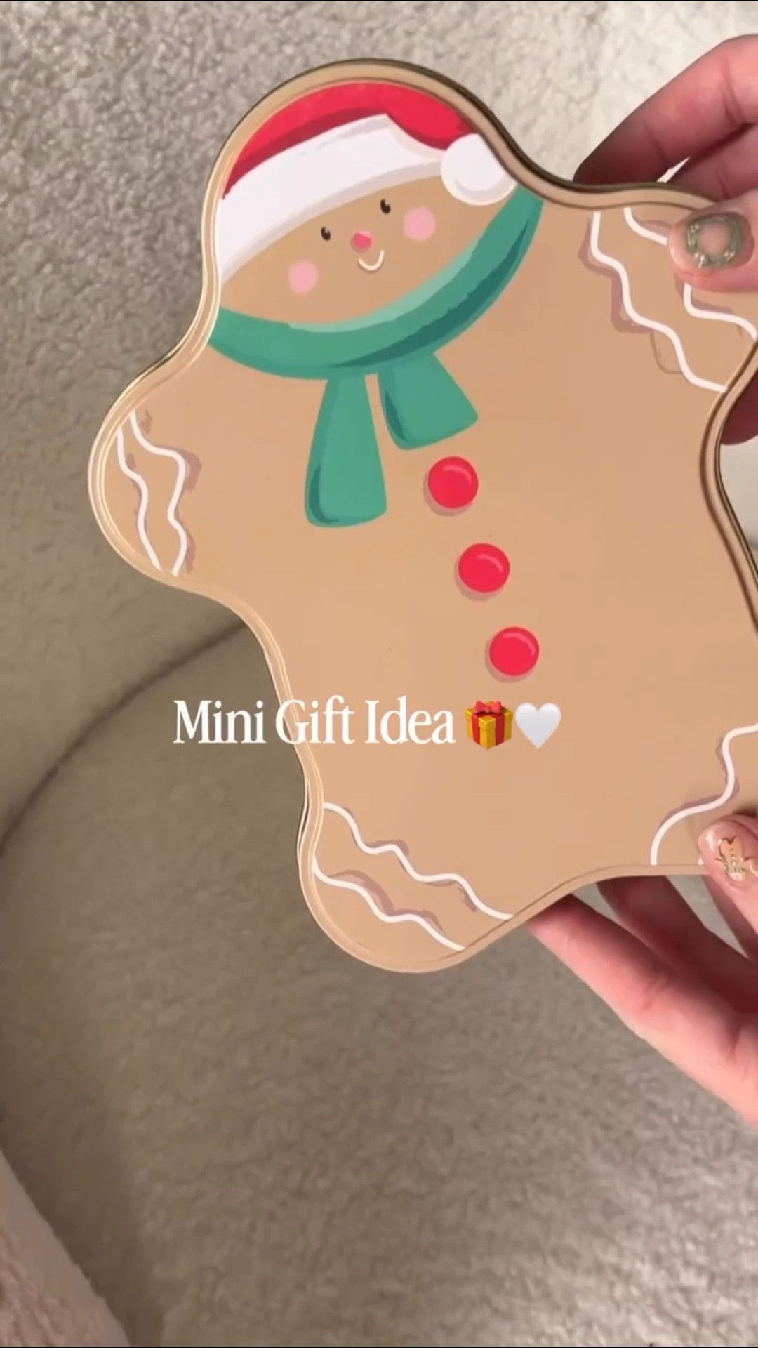 Mini Burr, BIG holiday cheer 🎄✨

Say “MINI” for the 🔗 to this gift idea!

This gingerbread man tin from Dollar Tree makes the cutest last-minute gift! ✨🤩

Affordable, festive, and perfect for teachers, coworkers, neighbors, or stocking stuffers 🤎

mini burr gift idea, mini burr blanket gift, Dollar Tree gingerbread tin, Dollar Tree Christmas gift ideas, affordable Christmas gifts, last minute Christmas gift ideas, budget friendly holiday gifts, Dollar Tree holiday DIY, cheap but cute Christmas gifts, stocking stuffer ideas, small Christmas gift ideas, teacher gift ideas Christmas, coworker Christmas gifts, holiday gift ideas under $5