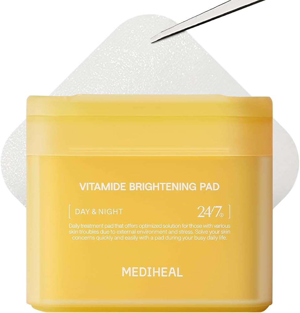 MEDIHEAL Toner Pads [Vitamide] - Radiance Boosting Pad for Clear, Illuminating Skin - Contains Ni... | Amazon (US)