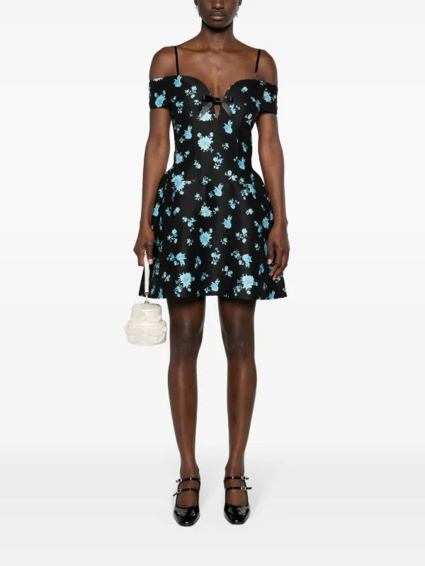 floral-print flared minidress | Farfetch Global