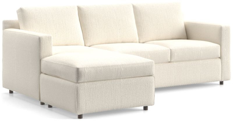 Barrett II Reversible Storage Chaise Lounger + Reviews | Crate & Barrel | Crate & Barrel