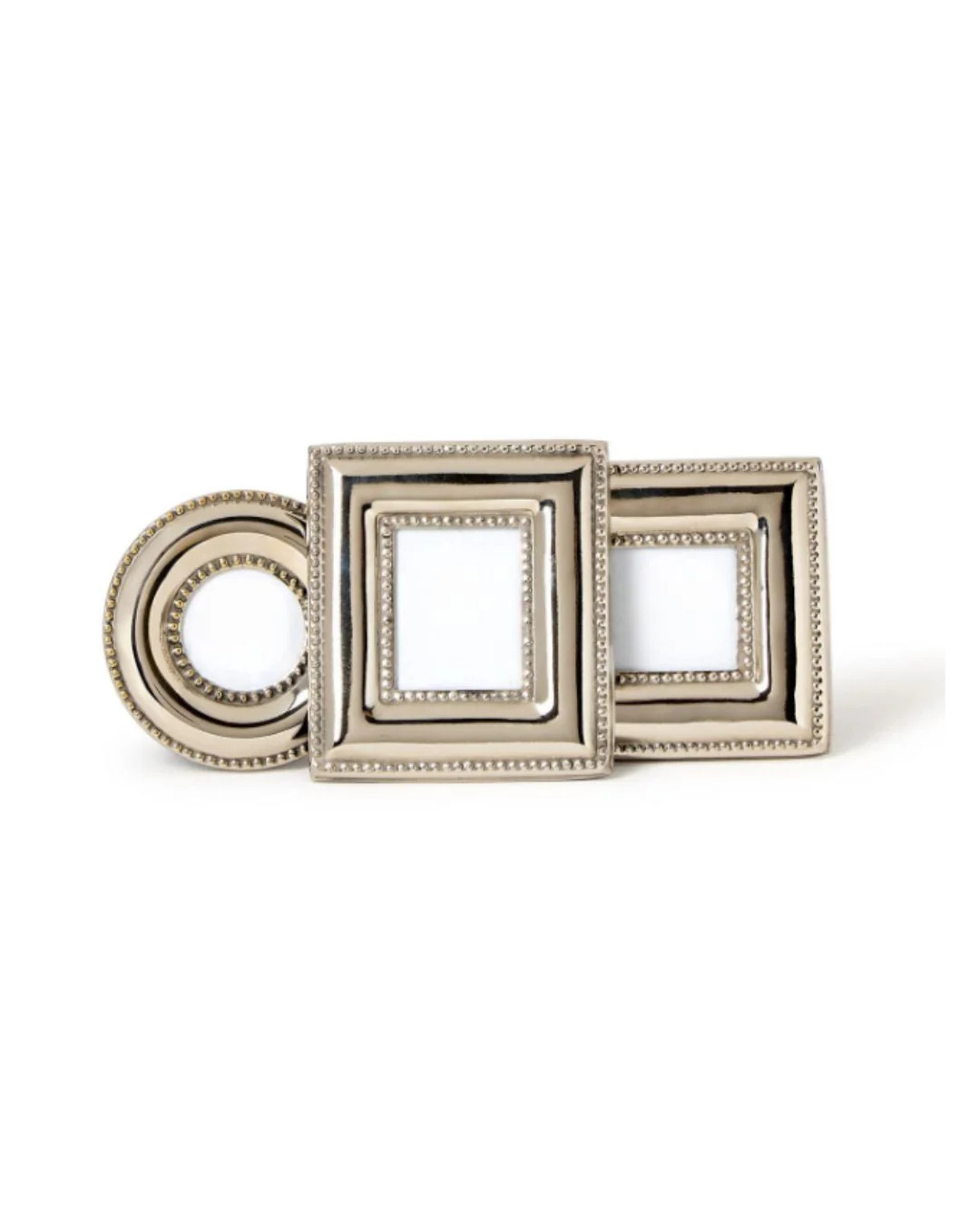 Silver Beaded Frame Set | Brooke & Lou | Brooke and Lou