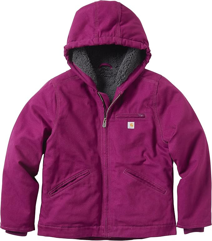 Carhartt Girls' Sherpa Lined Jacket Coat | Amazon (US)