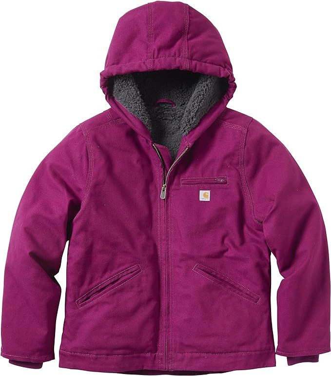 Carhartt Girls' Sherpa Lined Jacket Coat | Amazon (US)