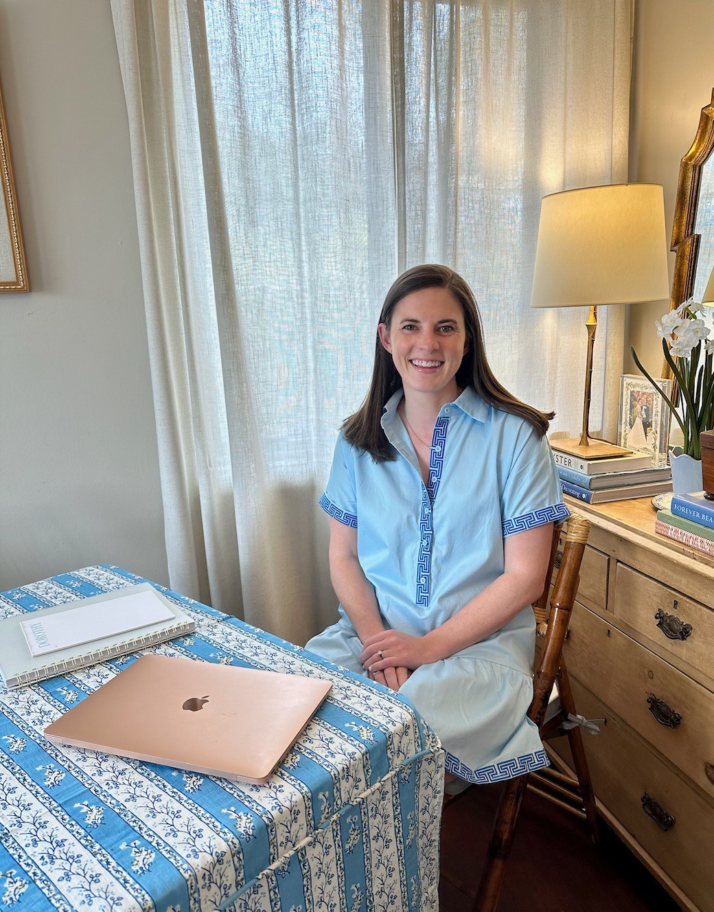 I really am more productive when working from home if I put on something other than athleisure and dresses tend to be my go-to. I recently got this Chrissy Mini dress in Santorini Sky from @thecoastalcrane and it’s easy to throw on for workdays or pack in my bag for spring and summer travel! It’s part of the brand’s embroidery collection which has so many cute styles. I also love that the brand carries athleisure options for those days that feel extra on the go.

I am wearing a small in the Chrissy Mini and it fits comfortably, so I’d say it runs true to size. I am in a medium in the Sail & Serve Tennis Dress and am glad I sized up in it! It comes with detached matching shorts. I’m linking all my favorite styles below, so be sure to head to The Coastal Cranes website and enter the code LTK25 for 25% off through 3/31! #thecoastalcrane #ad 