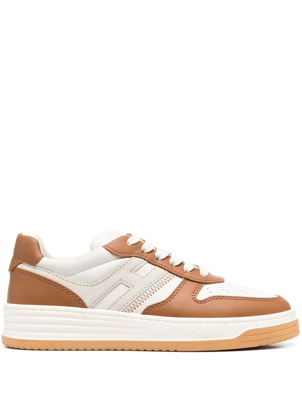 Hogan logo-detail low-top Sneakers   | Brown | FARFETCH ME | Farfetch Global